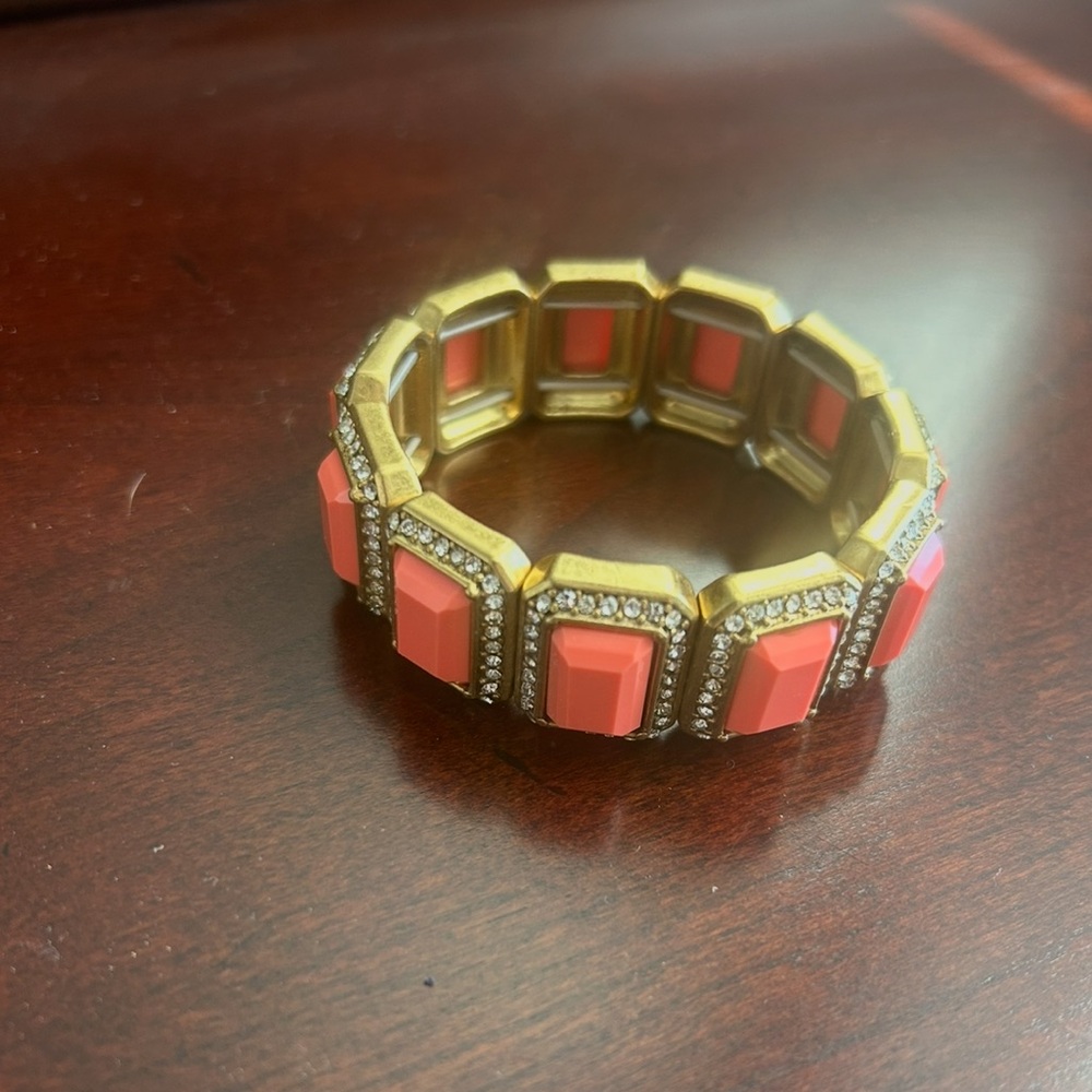Women’s Coral J Crew slip on bracelet